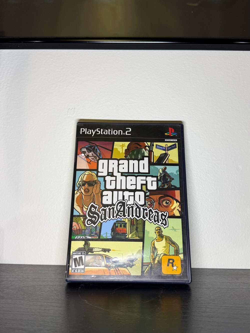 Vintage 2004 PlayStation 2 Grand Theft Auto San Andreas Video Game Map & Game